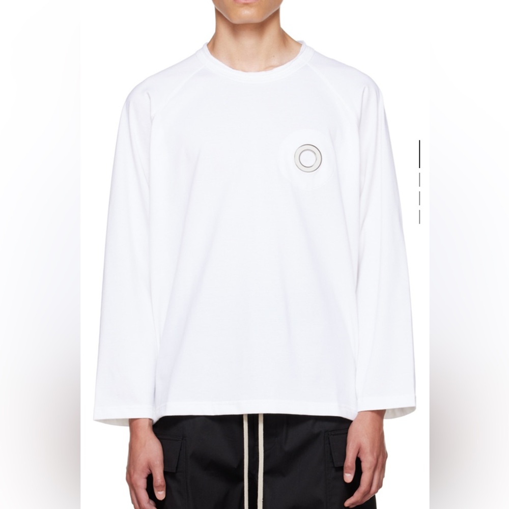 Craig Green White Eyelet Long sleeve Tee